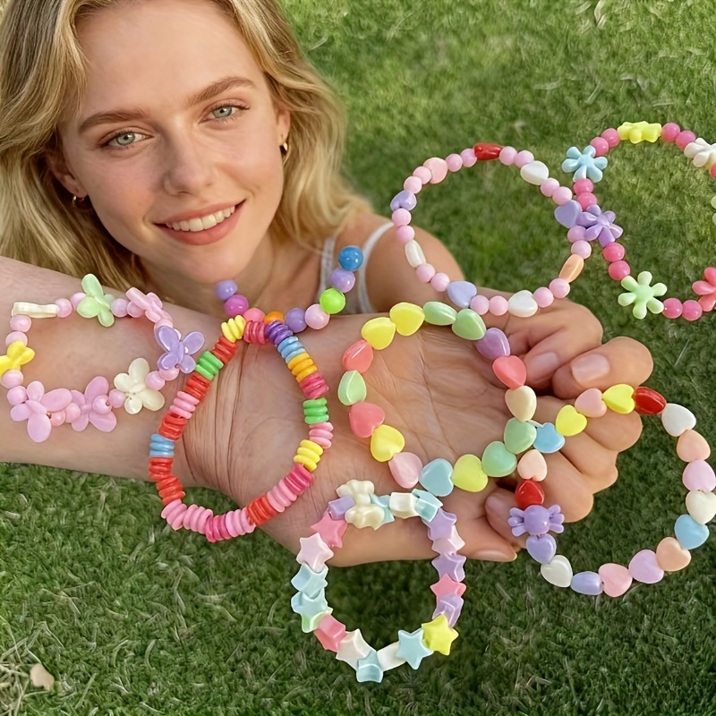 Mixed Color Shipping Bracelets, Fun Beaded Accessories